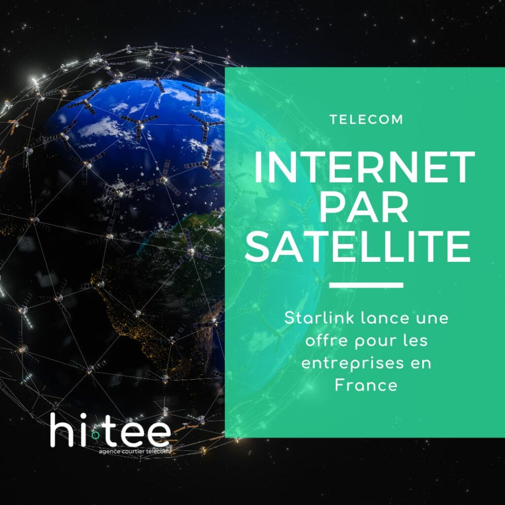 par satellite Starlink lance une offre pour les entreprises